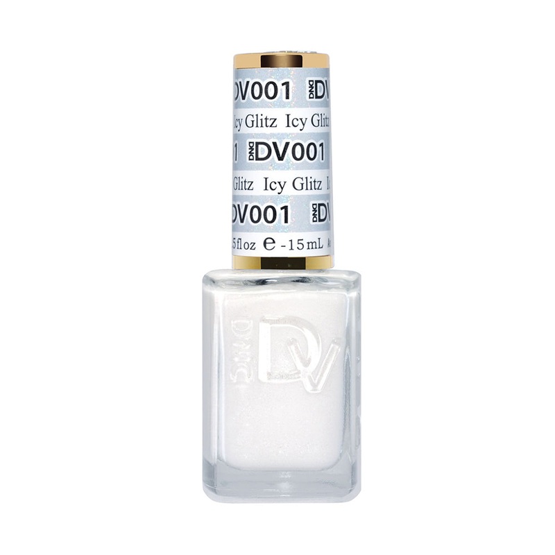 DND DIVA Nail Lacquer – 001 Icy Glitz