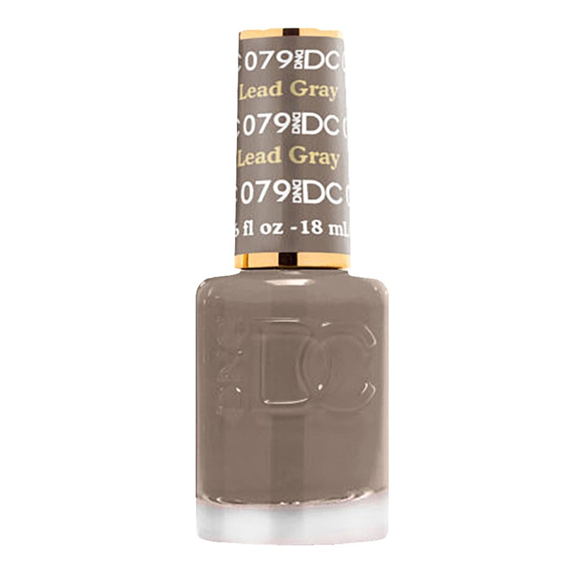 DND DC Nail Lacquer – 079 Lead Gray