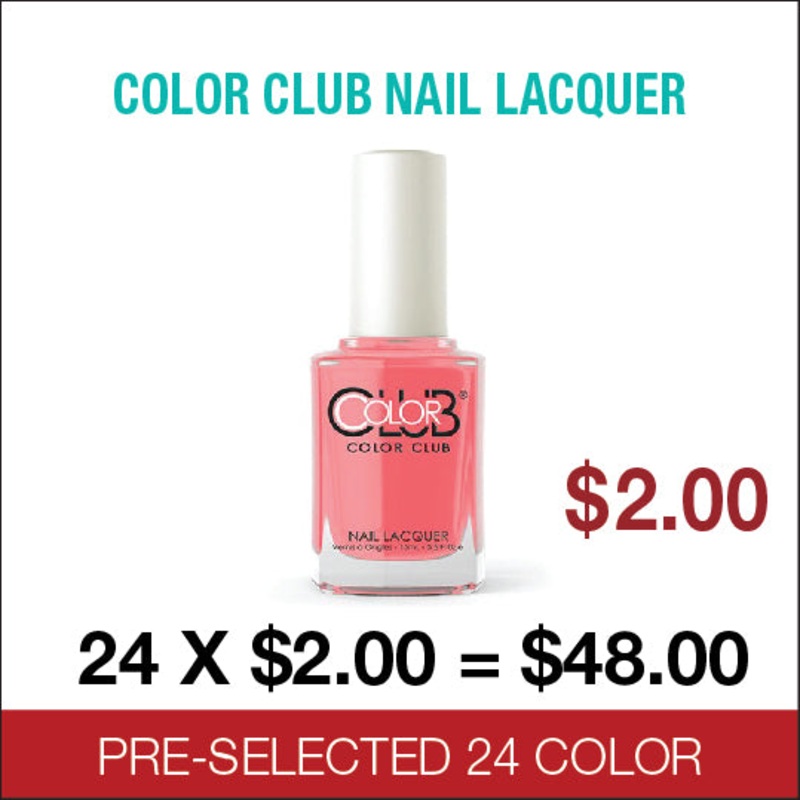 Color Club Lacquer Pre-Selected 24 colors