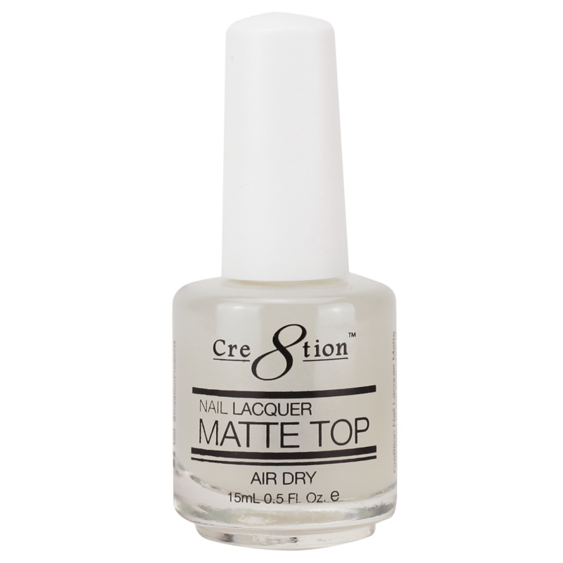 Cre8tion Lacquer Matte Top Coat 0.5oz