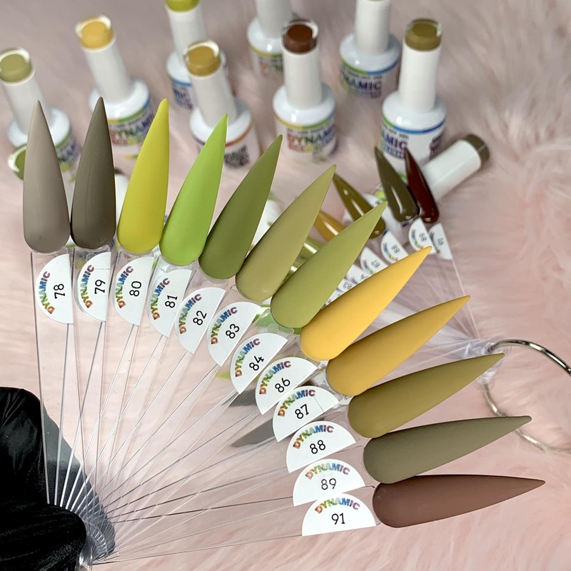 (New) Fall Color Gel Polish Collection from 78 to 91 78