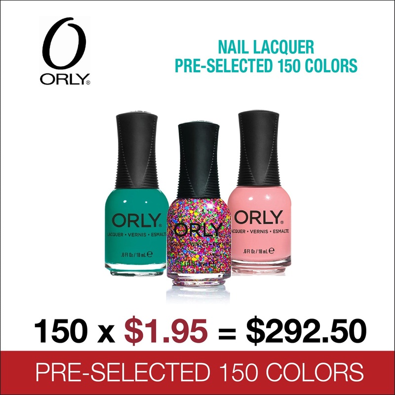 ORLY Nail Lacquer – Pre-Selected 150 Colors (Grab Bag)