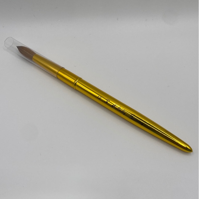Z Gold Handle Kolinsky Brush #12 CRIMPED