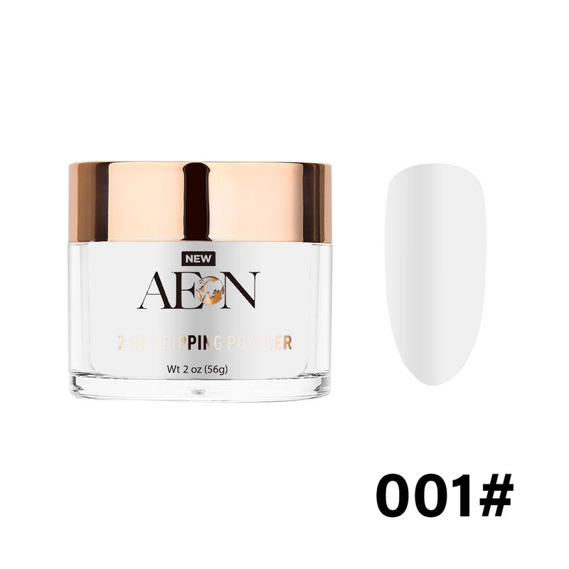#001 – AEON Dipping Powder – Arctic White 2oz
