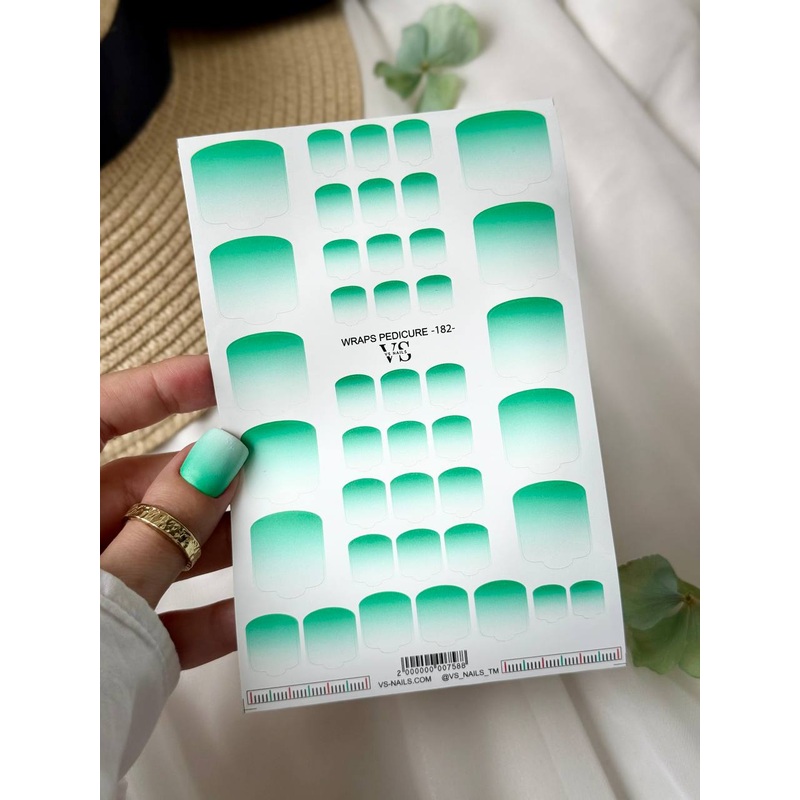 Wrap fr Pedikre Maxi 182 von VS Nails