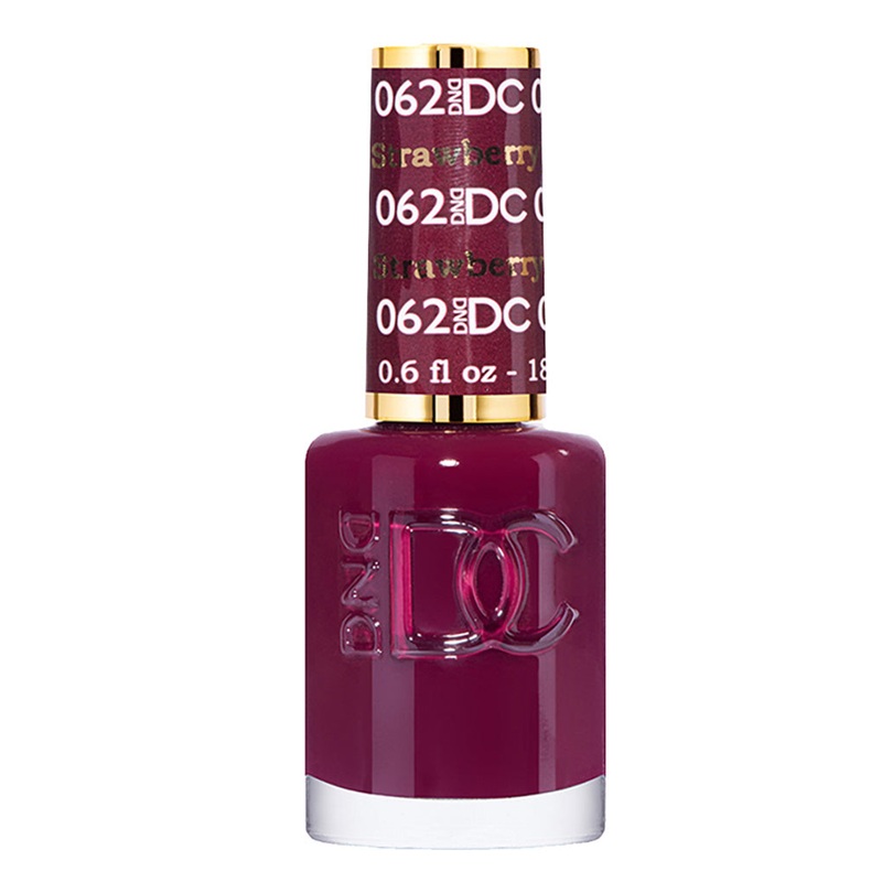 DND DC Nail Lacquer – 062 Strawberry Wine
