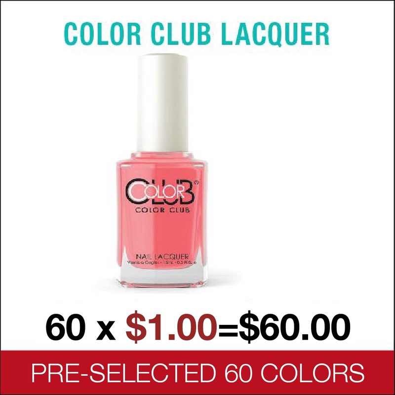 Color Club Lacquer Pre-Selected 60 colors – $1.00/each