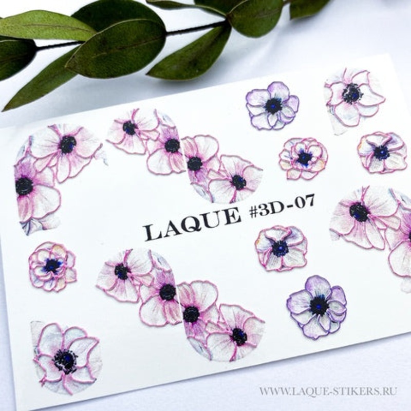 3D Sticker Design 3D07 (Wasserlsliche Aufkleber)