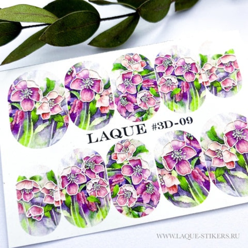 3D Sticker Design 3D09 (Wasserlsliche Aufkleber)