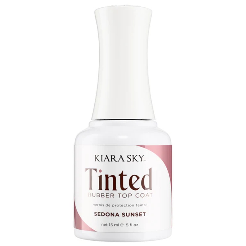 Kiara Sky Tinted Rubber Top Coat – Sedona Sunset – TNT04
